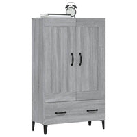 Thumbnail for Highboard Grau Sonoma 70x31x115 cm Holzwerkstoff