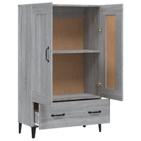 Thumbnail for Highboard Grau Sonoma 70x31x115 cm Holzwerkstoff