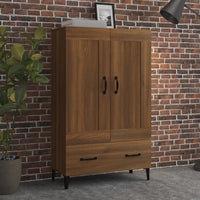 Thumbnail for Highboard Braun Eichen-Optik 70x31x115 cm Holzwerkstoff
