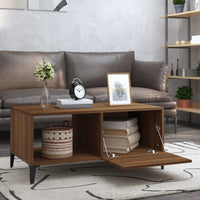 Thumbnail for Couchtisch Braun Eichen-Optik 90x50x40 cm Holzwerkstoff