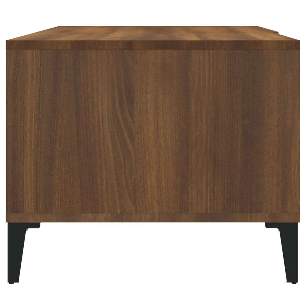 Couchtisch Braun Eichen-Optik 90x50x40 cm Holzwerkstoff