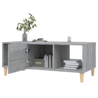 Thumbnail for Couchtisch Grau Sonoma 102x50x40 cm Holzwerkstoff