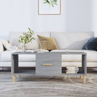 Thumbnail for Couchtisch Grau Sonoma 102x50x40 cm Holzwerkstoff