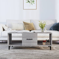 Thumbnail for Couchtisch Grau Sonoma 102x50x40 cm Holzwerkstoff