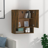 Thumbnail for Wandschrank Räuchereiche 60x31x70 cm Holzwerkstoff