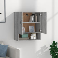 Thumbnail for Wandschrank Grau Sonoma 60x31x70 cm Holzwerkstoff