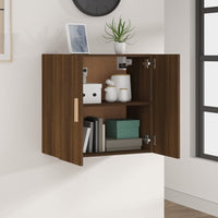 Thumbnail for Wandschrank Braun Eichen-Optik 60x30x60 cm Holzwerkstoff