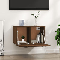 Thumbnail for Wandschrank Braun Eichen-Optik 60x36,5x35 cm Holzwerkstoff