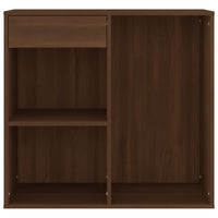 Thumbnail for Kosmetikschrank Braun Eichen-Optik 80x40x75 cm Holzwerkstoff