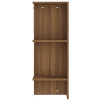 Thumbnail for Flurschrank Braun Eichen-Optik 97,5x37x99 cm Holzwerkstoff