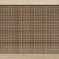 Thumbnail for Sideboard Weiß 60x30x70 cm Massivholz Kiefer und Natur-Rattan