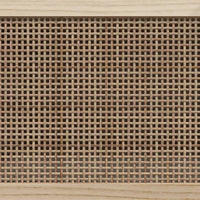 Thumbnail for Sideboard Braun 60x30x70 cm Massivholz Kiefer und Natur-Rattan