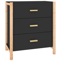 Thumbnail for Sideboard Schwarz 62x38x70 cm Holzwerkstoff