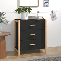 Thumbnail for Sideboard Schwarz 62x38x70 cm Holzwerkstoff