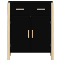 Thumbnail for Sideboard Schwarz 62x38x75 cm Holzwerkstoff