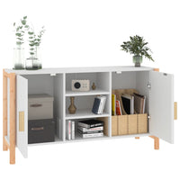 Thumbnail for Sideboard Weiß 107x38x60 cm Holzwerkstoff