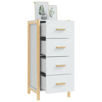 Thumbnail for Highboard Weiß 42x38x90 cm Holzwerkstoff