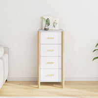 Thumbnail for Highboard Weiß 42x38x90 cm Holzwerkstoff
