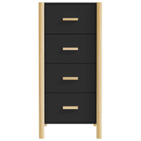 Thumbnail for Highboard Schwarz 42x38x90 cm Holzwerkstoff