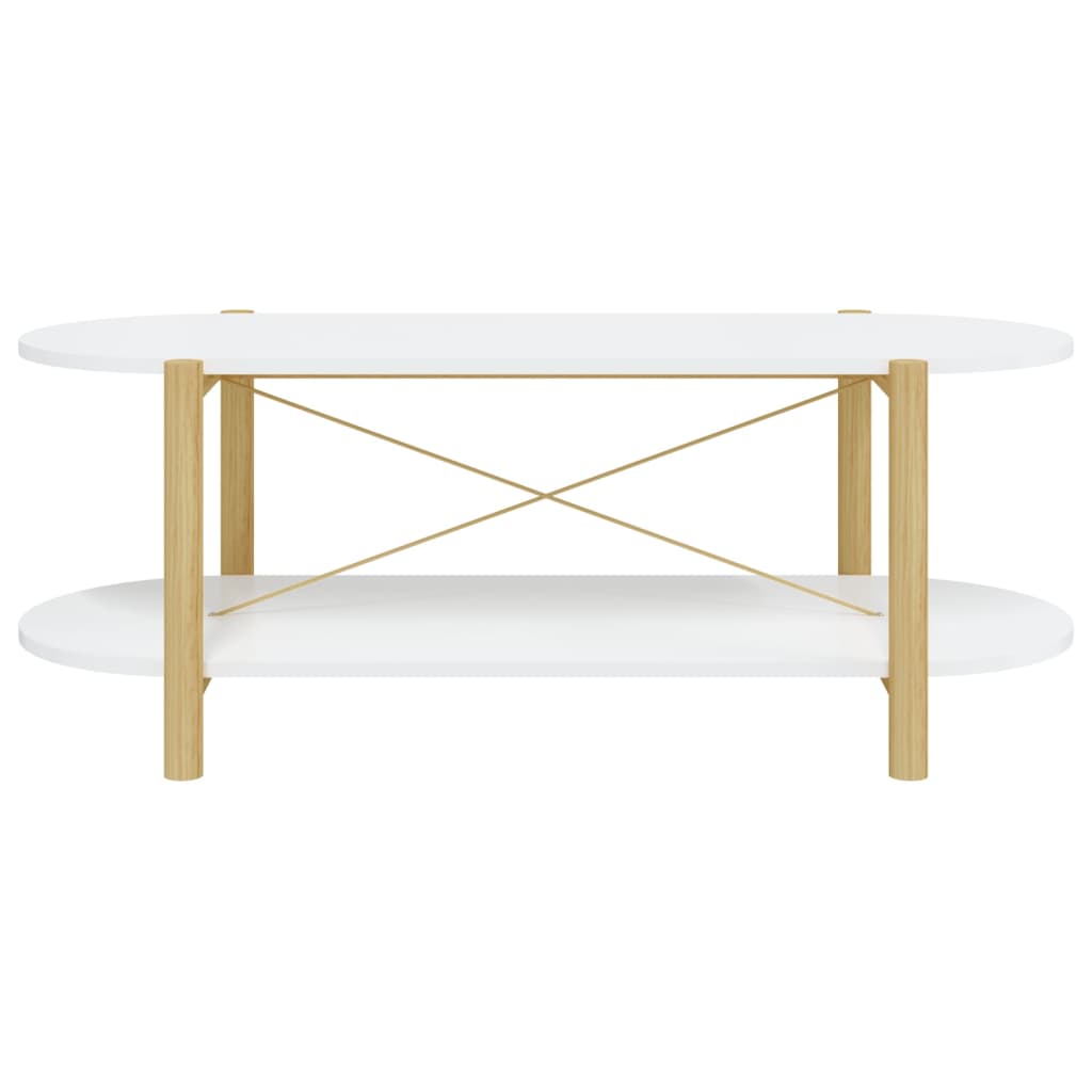 Couchtisch Weiß 110x48x40 cm Holzwerkstoff