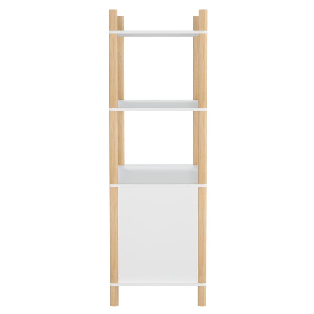 Highboard Weiß 80x40x121 cm Holzwerkstoff