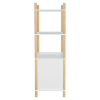 Thumbnail for Highboard Weiß 80x40x121 cm Holzwerkstoff