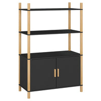 Thumbnail for Highboard Schwarz 80x40x121 cm Holzwerkstoff