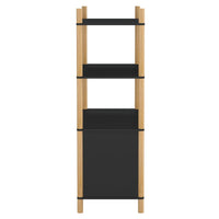 Thumbnail for Highboard Schwarz 80x40x121 cm Holzwerkstoff