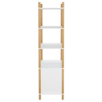 Thumbnail for Highboard Weiß 80x40x153 cm Holzwerkstoff