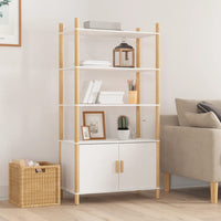 Thumbnail for Highboard Weiß 80x40x153 cm Holzwerkstoff