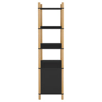 Thumbnail for Highboard Schwarz 80x40x153 cm Holzwerkstoff