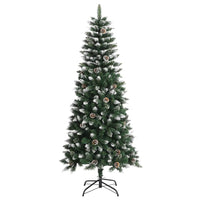 Thumbnail for Künstlicher Weihnachtsbaum mit Ständer Grün 150 cm PVC