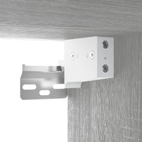 Thumbnail for Wandschränke 2 Stk. Grau Sonoma 80x35x36,5 cm Holzwerkstoff