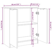 Thumbnail for Sideboards 2 Stk. Weiß 60x30x70 cm Holzwerkstoff