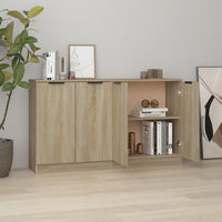 Thumbnail for Sideboards 2 Stk. Sonoma Eiche 60x30x70 cm Holzwerkstoff