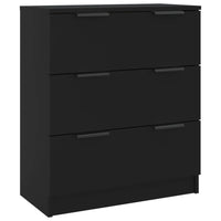 Thumbnail for 3-tlg. Sideboard-Set Schwarz Holzwerkstoff