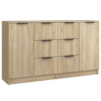 Thumbnail for Sideboards 2 Stk. Sonoma-Eiche 60x30x70 cm Holzwerkstoff