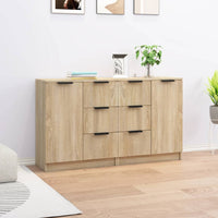 Thumbnail for Sideboards 2 Stk. Sonoma-Eiche 60x30x70 cm Holzwerkstoff