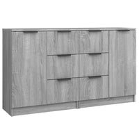Thumbnail for Sideboards 2 Stk. Grau Sonoma 60x30x70 cm Holzwerkstoff