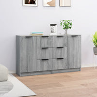 Thumbnail for Sideboards 2 Stk. Grau Sonoma 60x30x70 cm Holzwerkstoff