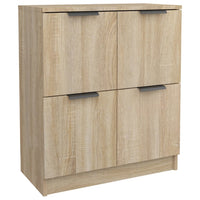 Thumbnail for Sideboards 2 Stk. Sonoma Eiche 60x30x70 cm Holzwerkstoff