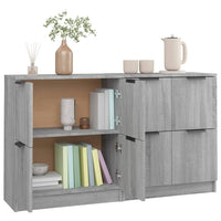 Thumbnail for Sideboards 2 Stk. Grau Sonoma 60x30x70 cm Holzwerkstoff