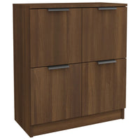 Thumbnail for Sideboards 2 Stk. Braun Eichen-Optik 60x30x70 cm Holzwerkstoff