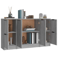Thumbnail for Sideboards 3 Stk. Grau Sonoma Holzwerkstoff
