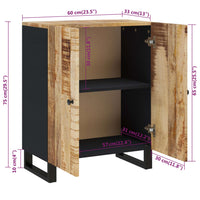 Thumbnail for Sideboard 60x33x75 cm Massivholz Mango