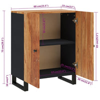 Thumbnail for Sideboard 60x33x75 cm Massivholz Akazie