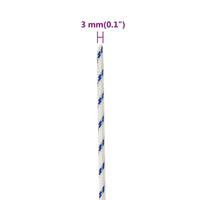 Thumbnail for Bootsseil Weiß 3 mm 500 m Polypropylen