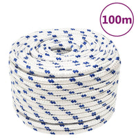 Thumbnail for Bootsseil Weiß 12 mm 100 m Polypropylen