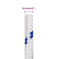 Thumbnail for Bootsseil Weiß 20 mm 25 m Polypropylen
