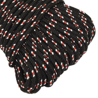 Thumbnail for Bootsseil Schwarz 5 mm 500 m Polypropylen